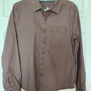Women's Medium Rustic Purple Topo Designs Desert Shirt